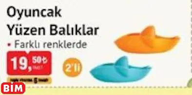 OYUNCAK YÜZEN BALIKLAR
